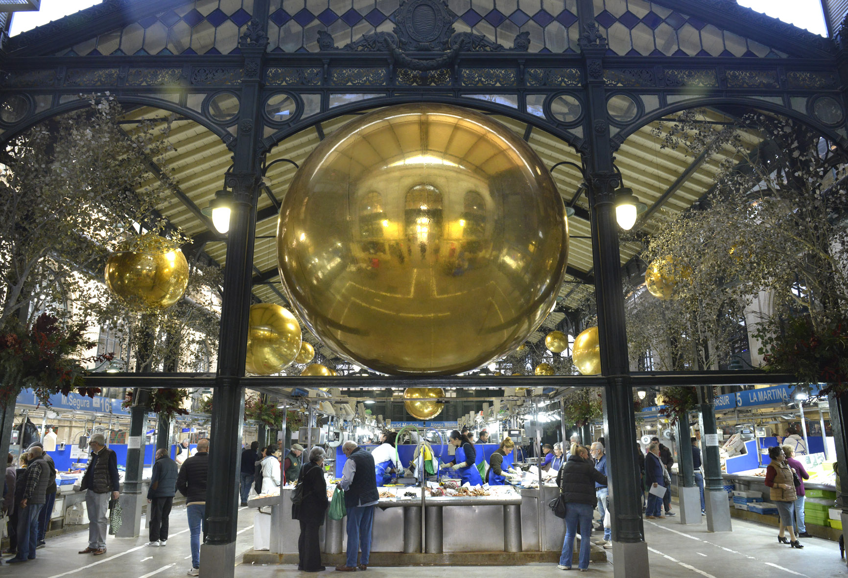 Mercado Abastos de Jerez en Navidad