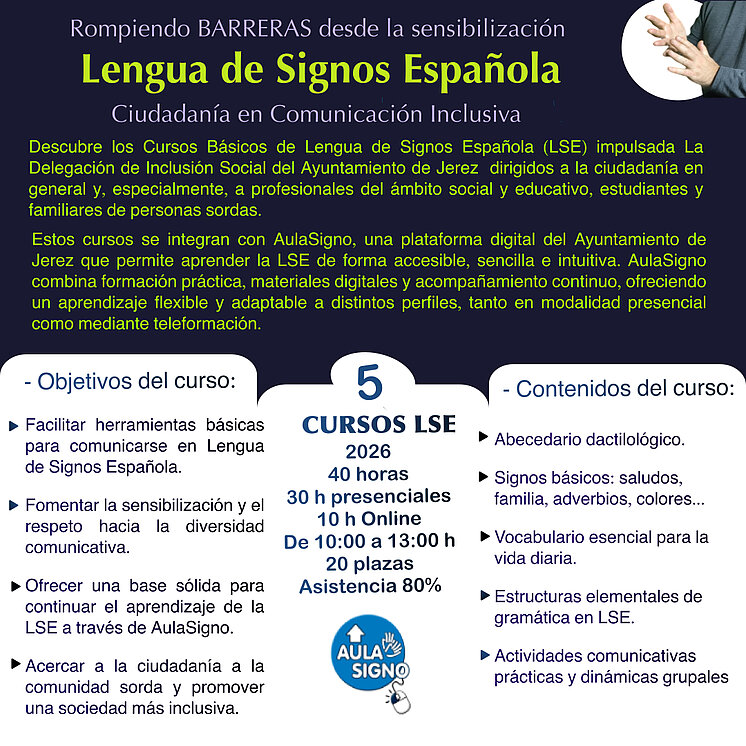 Cursos Lengua de Signos