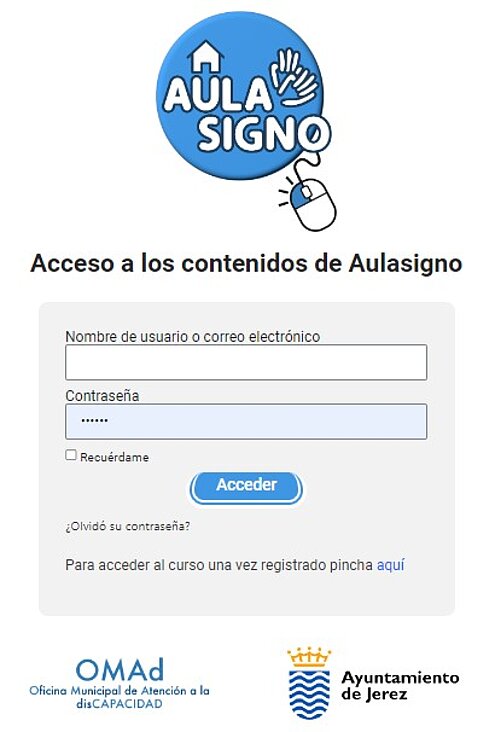 Acceso Aulasigno