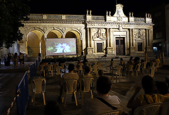 Cine en plaza de La Asunción