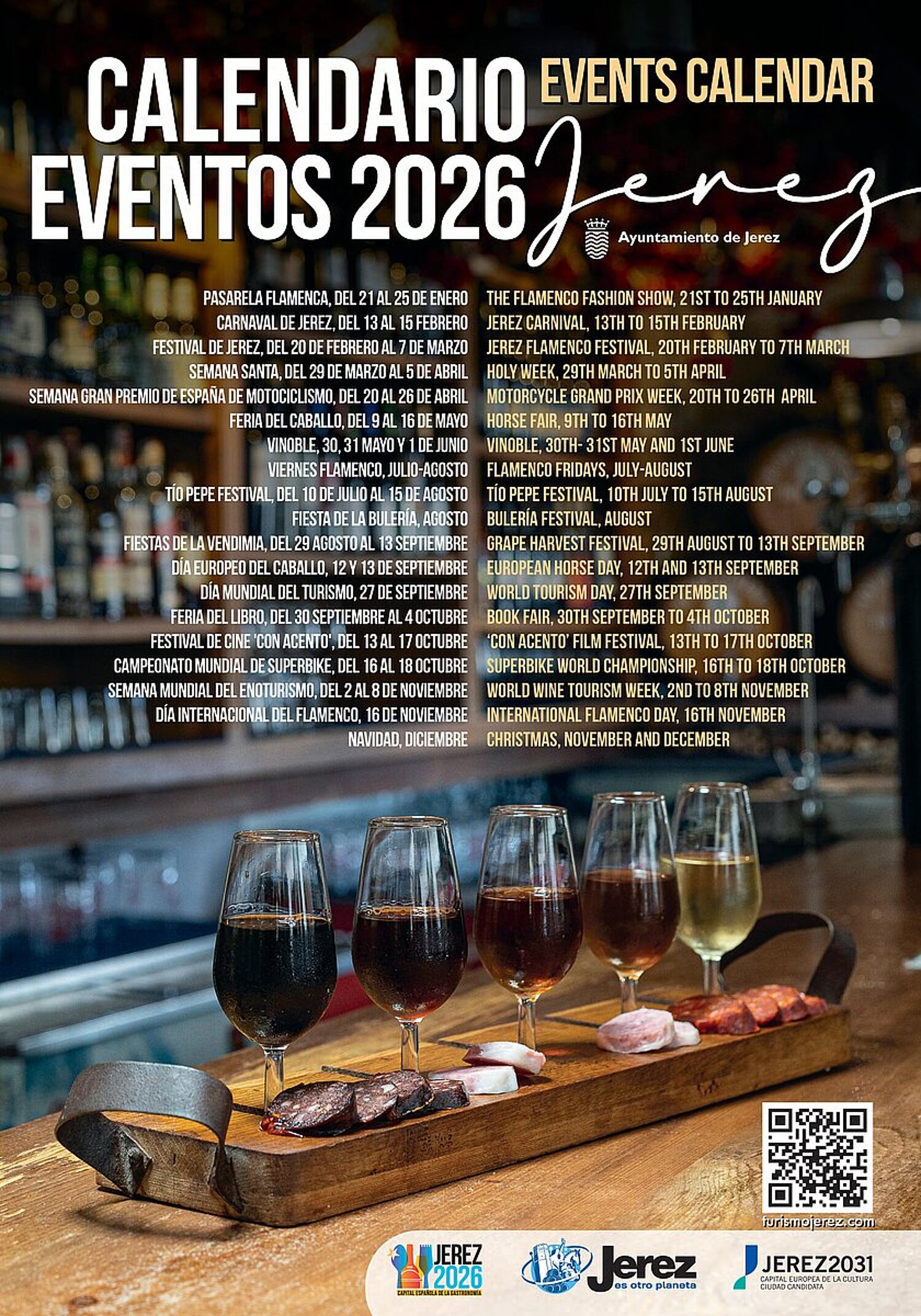 Calendario eventos 2026