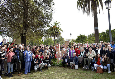 Inauguración monumento al voluntariado