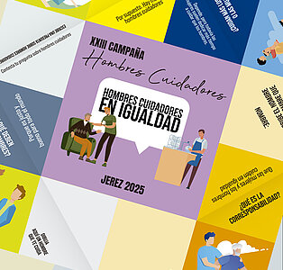 Cartel XXIII Campaña Hombres Cuidadores Ayuntamiento de Jerez 2025