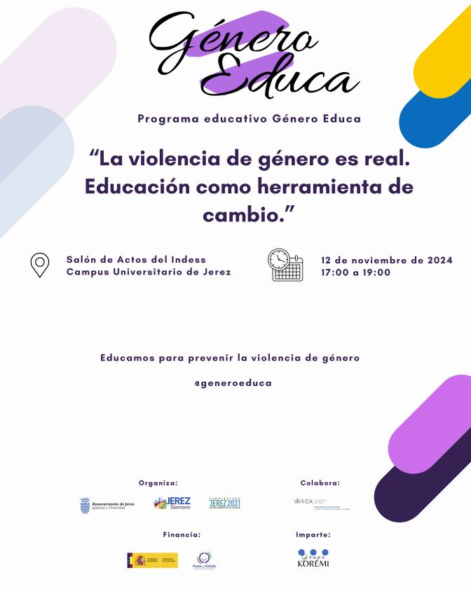 Cartel Ponencia Género Educa