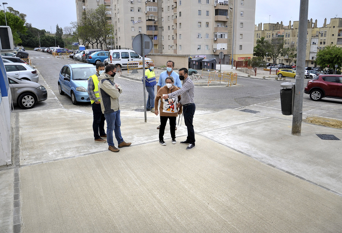 Obras barriada de La Cartuja