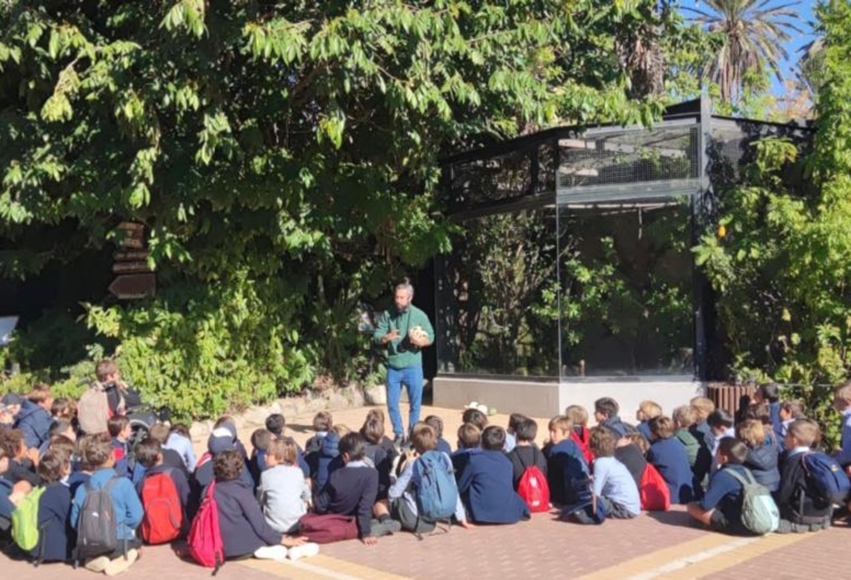 Visitas escolares en el Zoo de Jerez