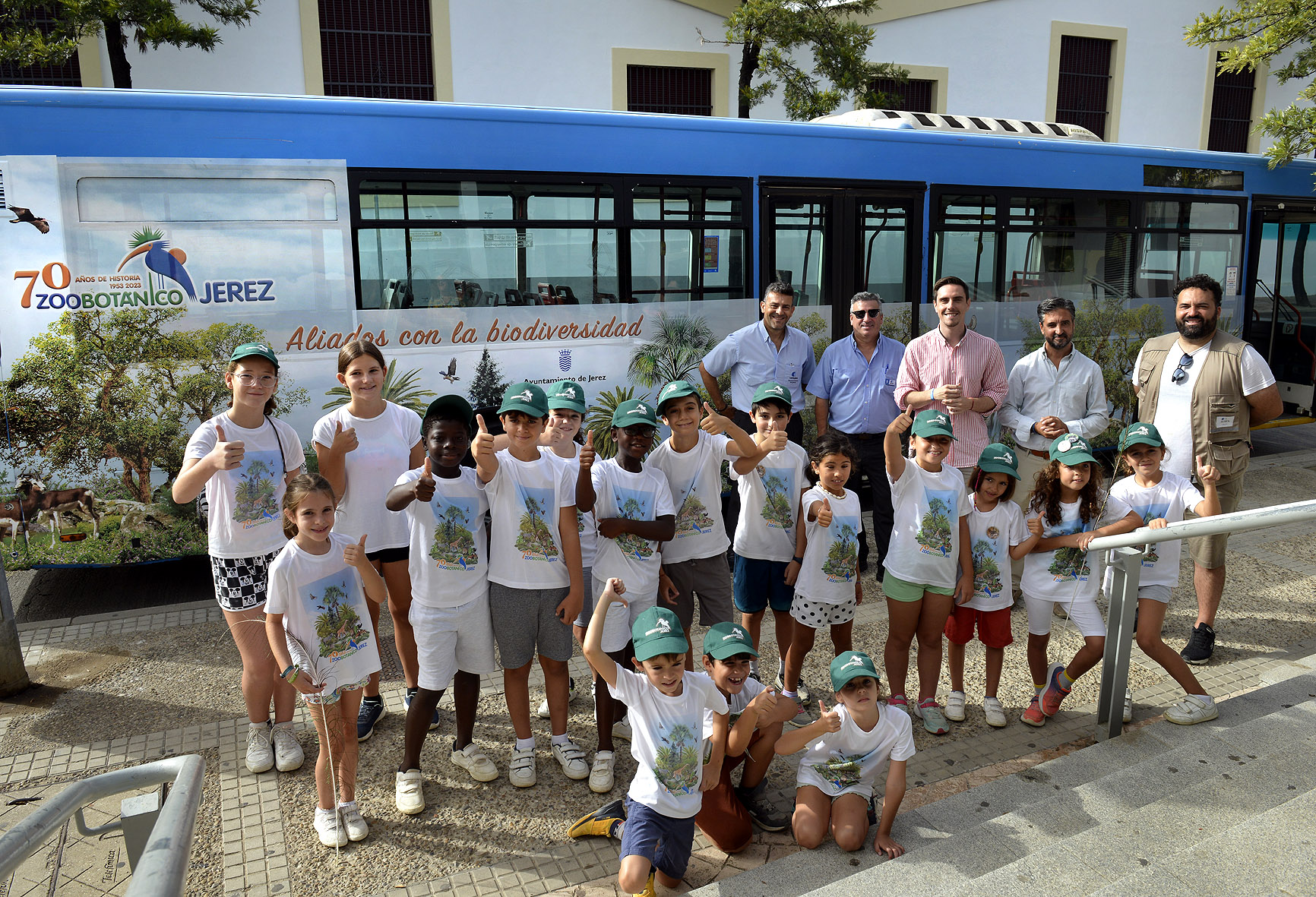 Autobús del Zoo Jerez 70 Aniversario