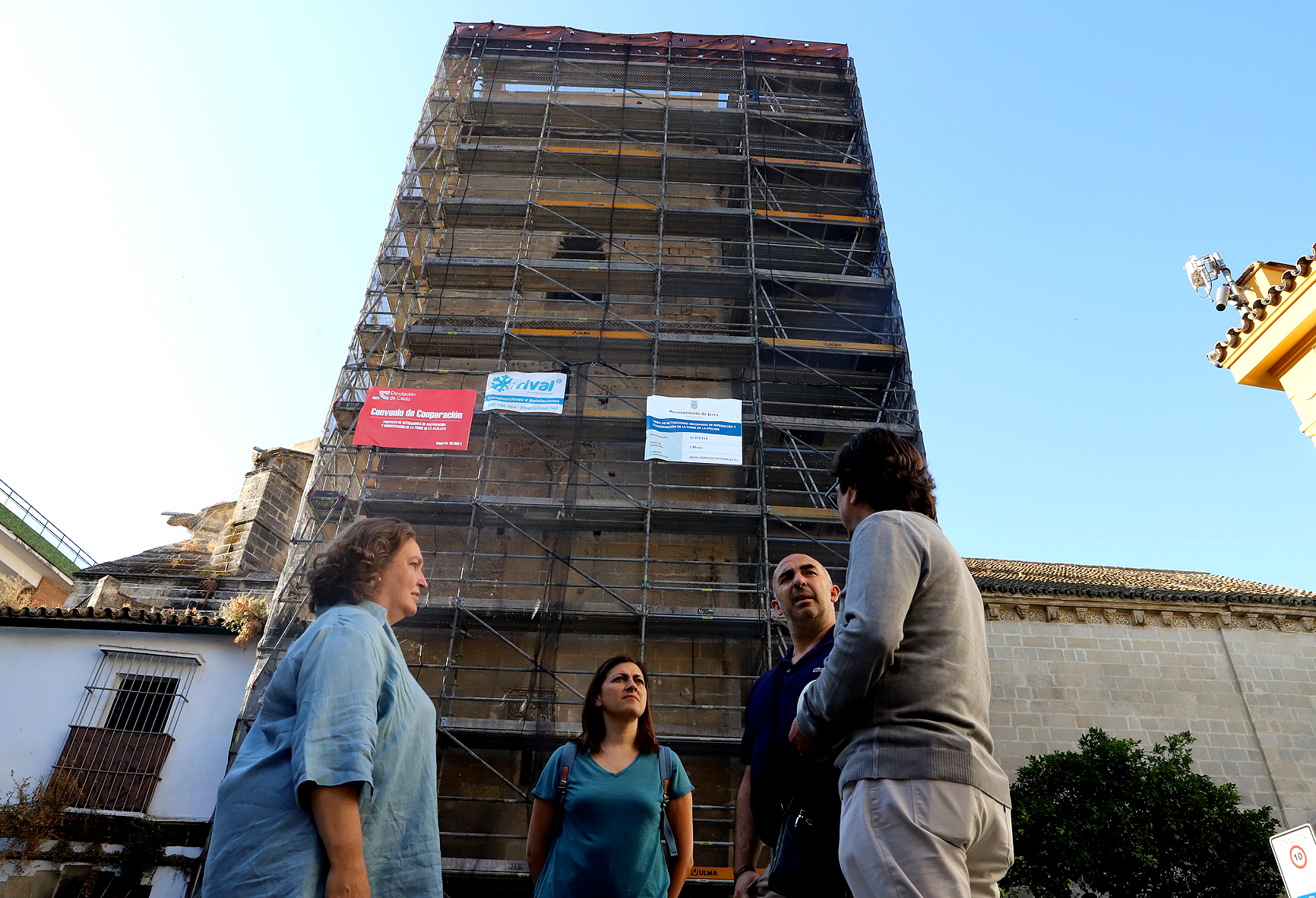 Archivo. Obras en la Torre de la Atalaya