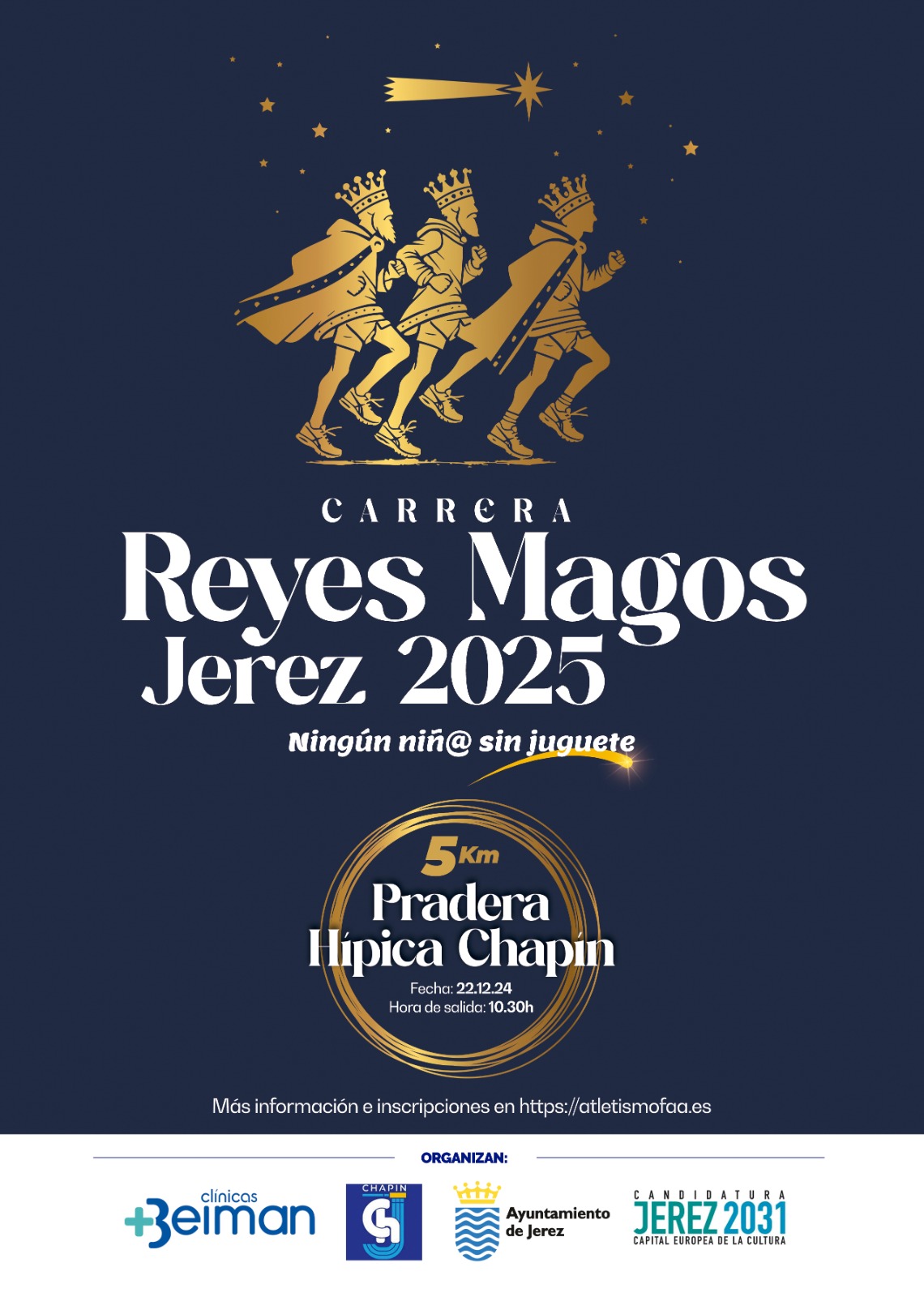 Cartel Carrera a beneficio de los Reyes Magos