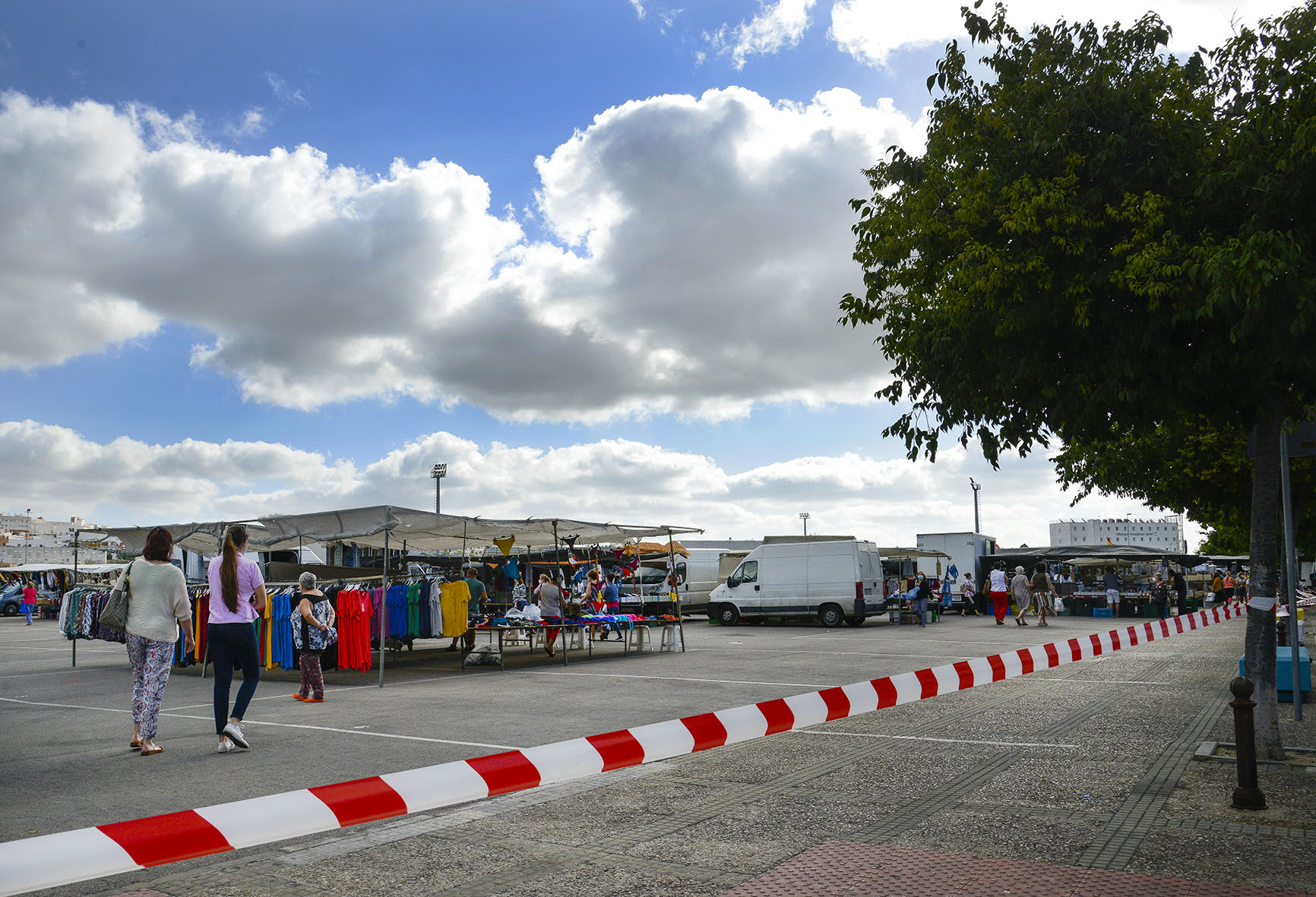 Fotografía de archivo del mercadillo