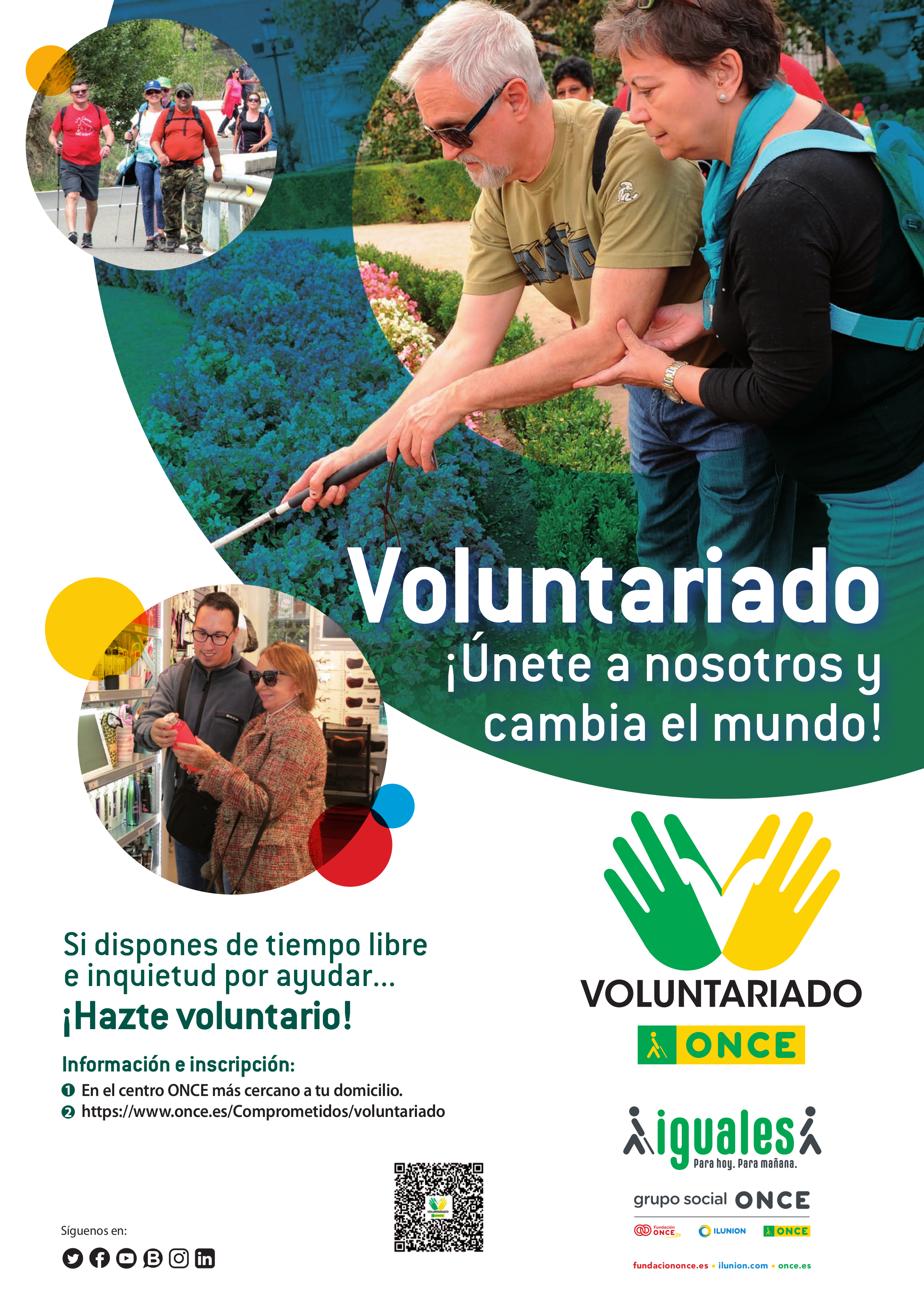 Cartel Voluntariado de la ONCE
