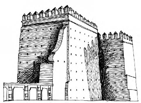 Ilustración de la Torre del Homenaje