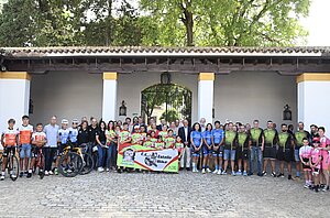Alcaldesa presentación etapa Vuelta Ciclista a España