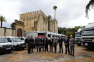 La alcaldesa durante el acto