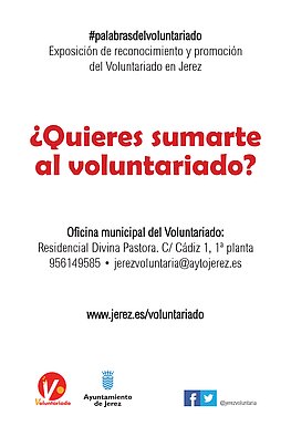 Imagen banderola ¿Quieres sumarte al voluntariado?