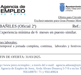 Oferta Agencia Empleo Jerez