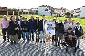 Archivo. La alcaldesa informó a principios de marzo del proyecto de aparcamiento en la zona de La Marquesa