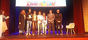 Tomás Sampalo asiste a la entrega de premios del proyecto Fas-Track