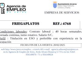 Oferta Agencia Empleo Jerez