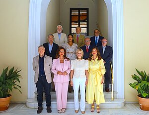 La alcaldesa ha mantenido una reunión con la nueva junta directiva de la Academia de San Dionisio