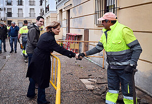 Obras en Plaza Cataluña