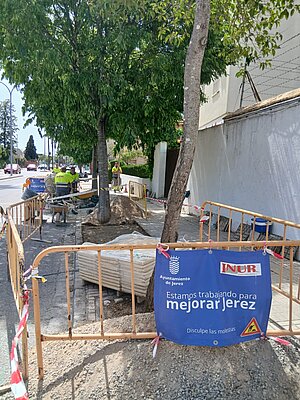 El Plan de Acondicionamiento de viales ha llegado a la avenida Duque de Abrantes