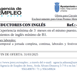 Oferta Agencia Empleo Jerez