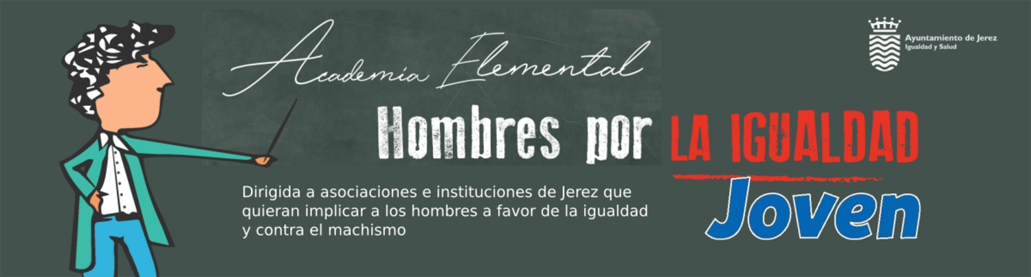 Banner Hombres por la igualdad joven