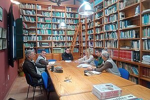 Jaime Espinar durante la reunión preparatoria del Simposio