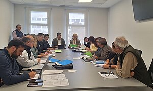 José Ignacio Martínez y Carmen Pina presiden la Mesa Técnica de Seguridad de Distritos