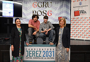 La delegada en la presentación del certamen