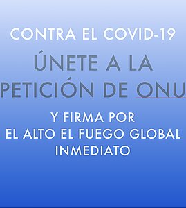 Firma petición alto el fuego mundial ONU