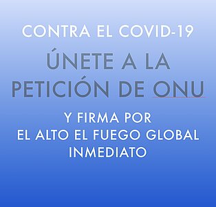 Firma petición alto el fuego mundial ONU