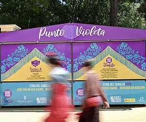 El Punto Violeta ha recibido a 1.302 personas en los primeros días de la Feria