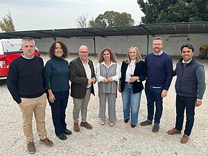 Susana Sánchez ha agradecido el trabajo realizado por Cruz Roja durante las inundaciones