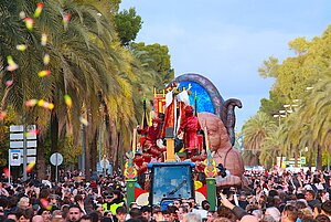 La Cabalgata ha llenado de luz las calles de Jerez