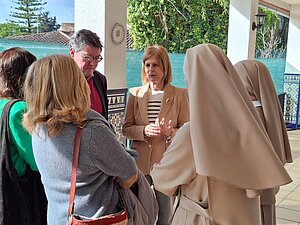 La alcaldesa en la asamblea de los colegios concertados de Jerez