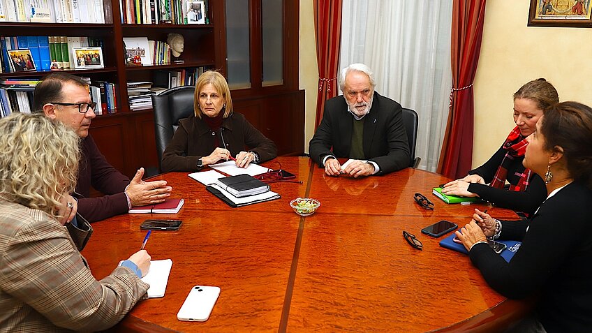 #htmlcaption-1 Archivo. La alcaldesa considera que el Consejo Social debe incorporarse a la Mesa Local por la Vivienda