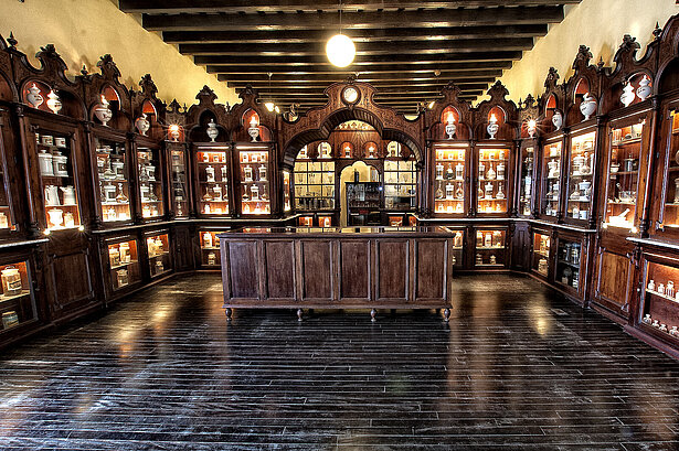 Farmacia del Alcázar de Jerez. Foto cedida por Juan Sánchez Ortega - Sortega Fotografía