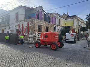 Los nuevos propietarios de la finca de la calle Zarza han adoptado medidas de seguridad
