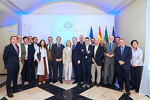 La alcaldesa ha ofrecido una recepción a AECOC y Horeca