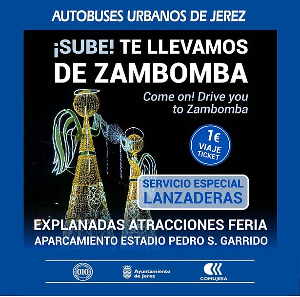 cartel lanzaderas