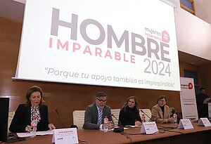 Los delegados durante el acto