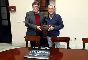 El delegado en la presentación del torneo