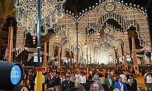 Archivo. Alumbrado de la Feria