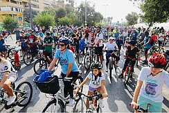 Fiesta de La ‘Bici-Amistad’ en Jerez