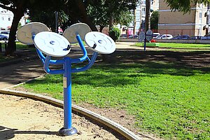 Elementos biosaludables en el Parque Scout