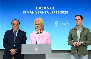 La alcaldesa ha realizado una valoración del Dispositivo de Semana Santa